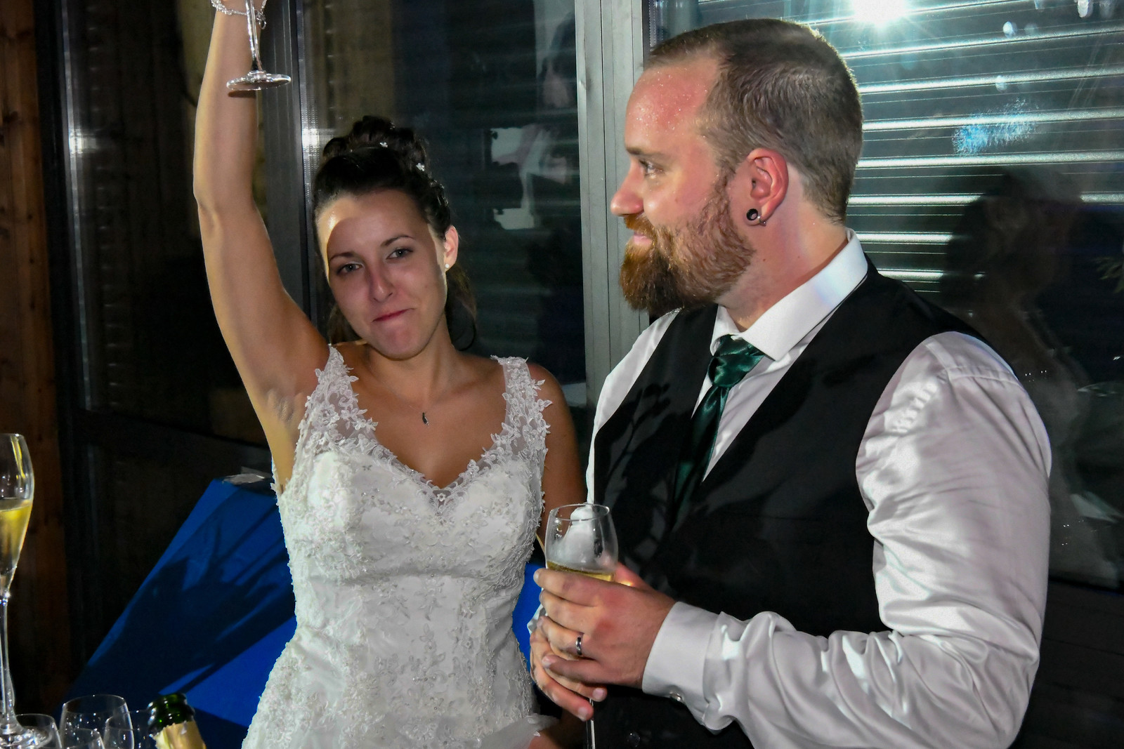 photo mariage soirée