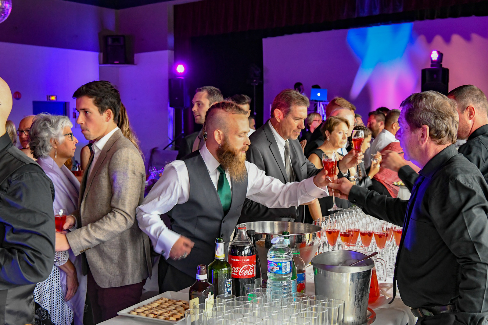 photo mariage soirée