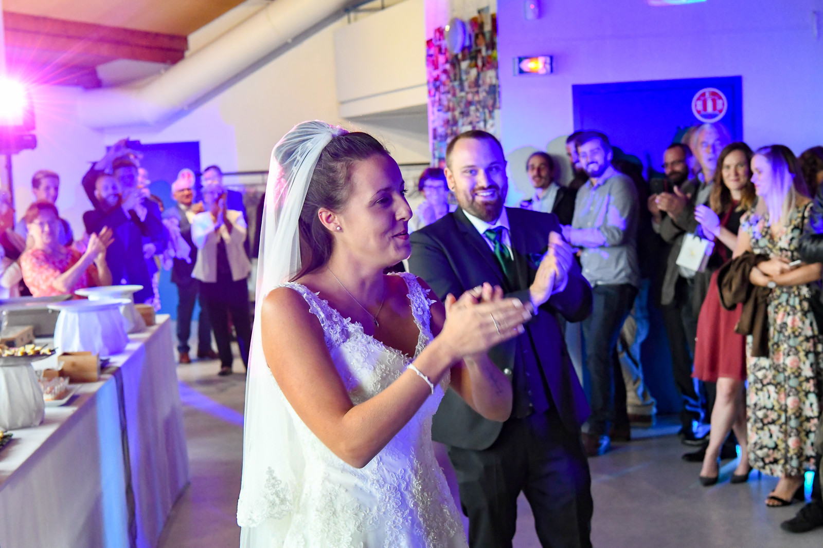 photo mariage soirée