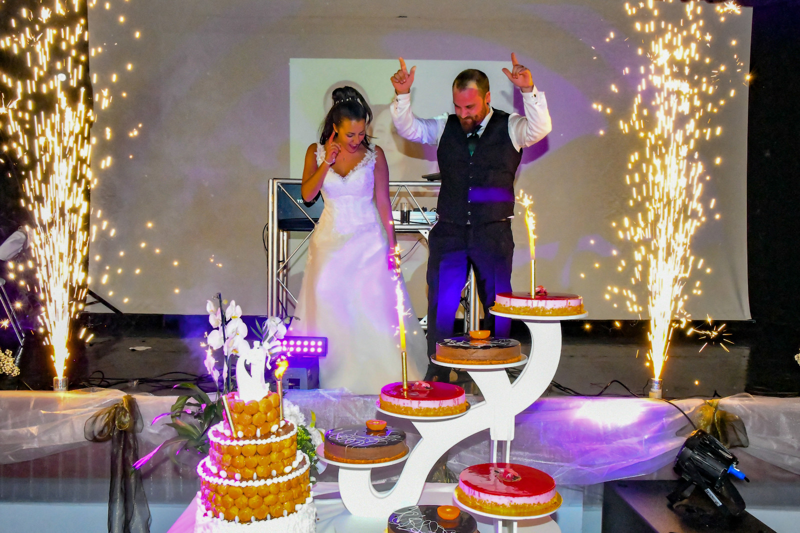 photo mariage soirée