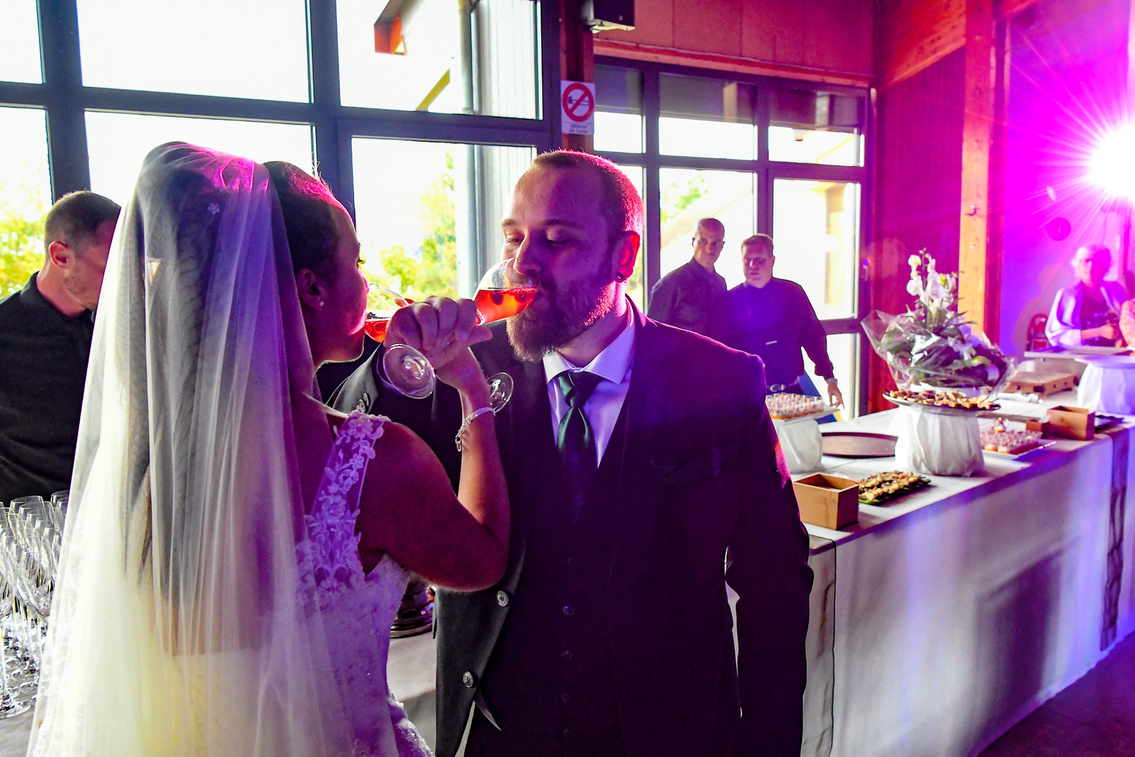 photo mariage soirée